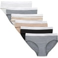 thumbnail image 1 of Hanes Girls' Originals Underwear,Boys'hort and Hipster Stretch Cotton,6-pack, 1 of 3
