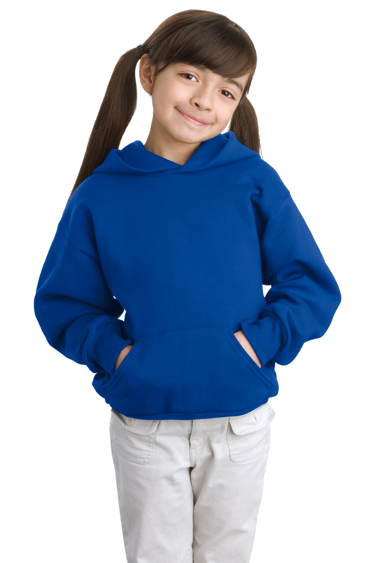 Hanes Girls Pullover Hooded Sweatshirt - P470 - image 1 of 1