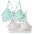 thumbnail image 1 of Hanes Girls Racerback Molded Bras 2-Pack, Sizes 6-16, 1 of 2