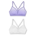 thumbnail image 1 of Hanes Girls Racerback Molded Bras 2-Pack, Sizes 6-16, 1 of 3