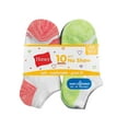 thumbnail image 1 of Hanes Girls' S-L Cool Comfort No Show Socks, 10 Pack, 1 of 5