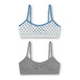thumbnail image 1 of Hanes Girls Seamless Ruched Bra, 2-Pack, Sizes (S-XXL), 1 of 2