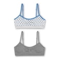 thumbnail image 1 of Hanes Girls Seamless Ruched Bra, 2-Pack, Sizes (S-XXL), 1 of 2