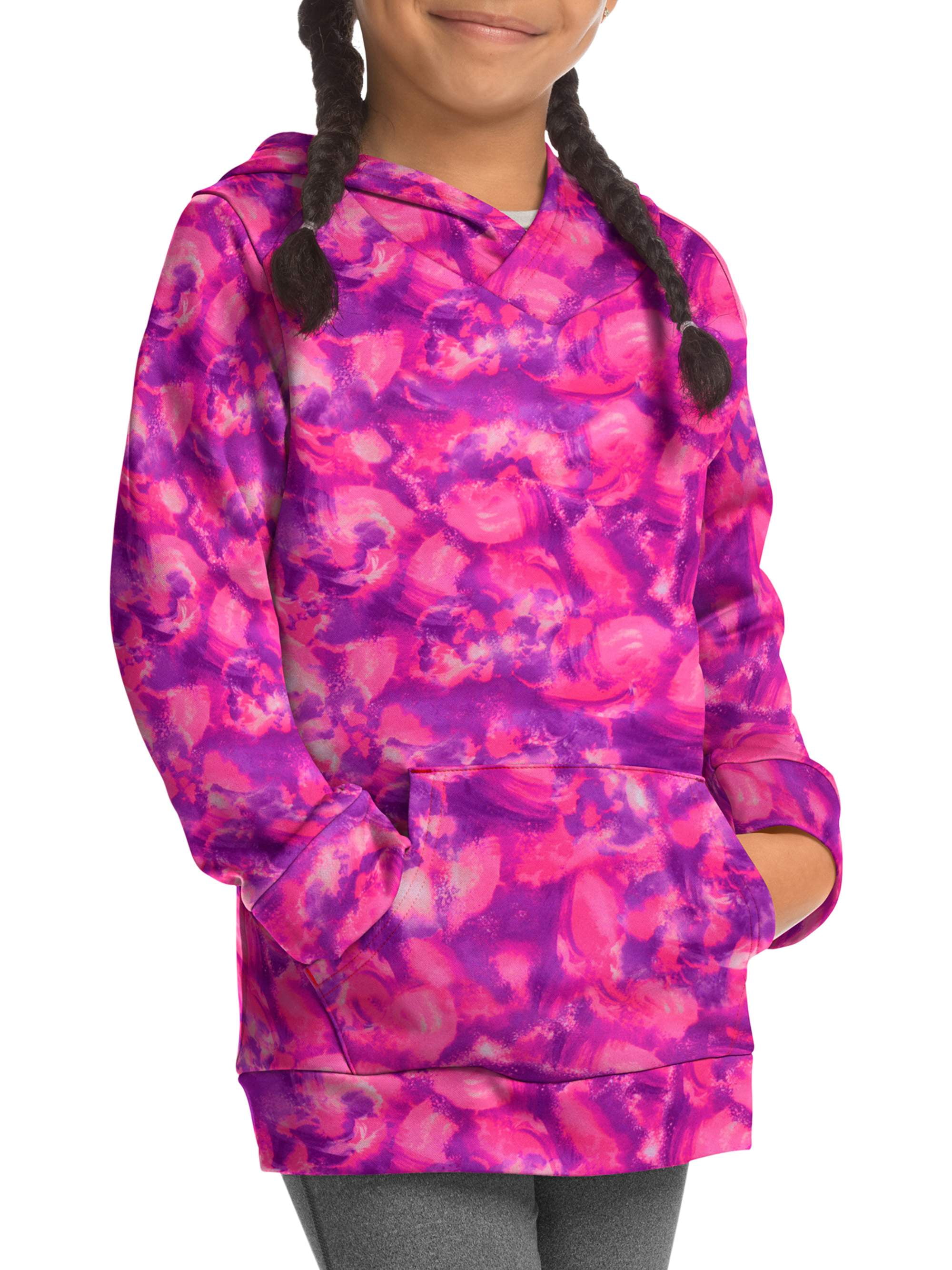 Hanes Girls Sport Tech Fleece Raglan Hoodie, Sizes 416