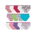 thumbnail image 1 of Hanes Girls' Tagless Underwear Super Soft Cotton Briefs, 14 pack, 1 of 3
