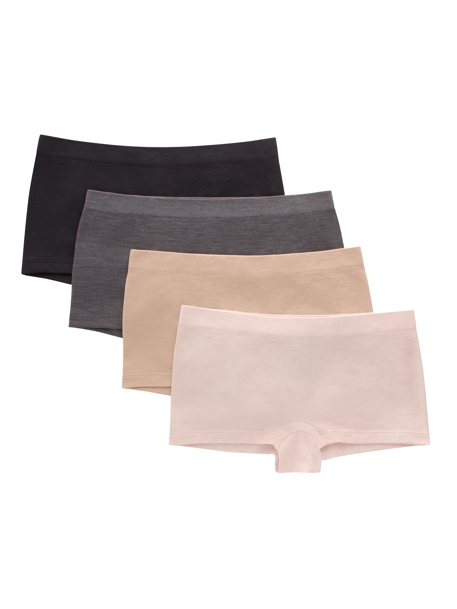 Hanes Girls' Originals 5-Pack Crop Camis - Cotton Blend, Moisture-Wicking, Tagless Tween Tank Tops For Layering