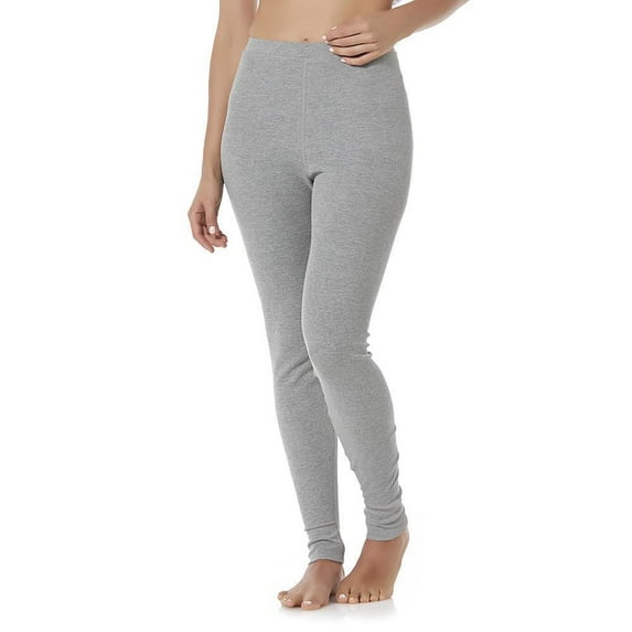 Hanes Grey Warm Wear Layers Thermal Pants Leggings Women's Medium