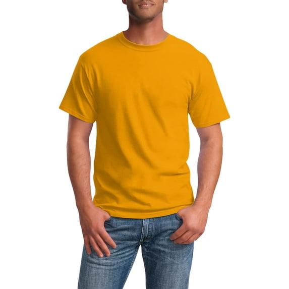 Hanes HEAVYWEIGHT 5.2 oz Short Sleeve T-shirt (Pack of 5) 5 Gold