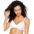 thumbnail image 1 of Hanes-Hanes Ultimate Comfortblend T-Shirt Wirefree Bra-White Micro Dot-38D, 1 of 4