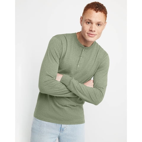 Originals Men's Long Sleeve Henley T-Shirt, Sizes S-3XL