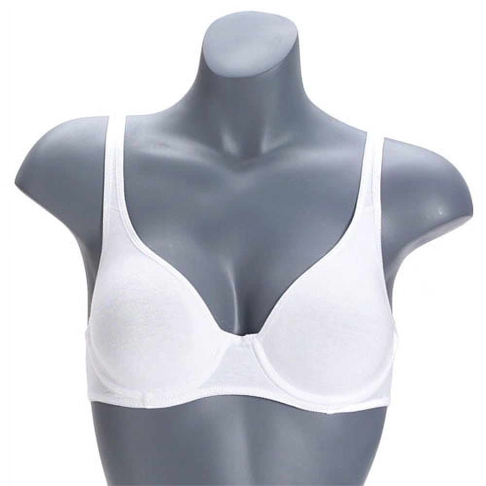 Hanes Her Way Stretchy Cotton Underwire Bra