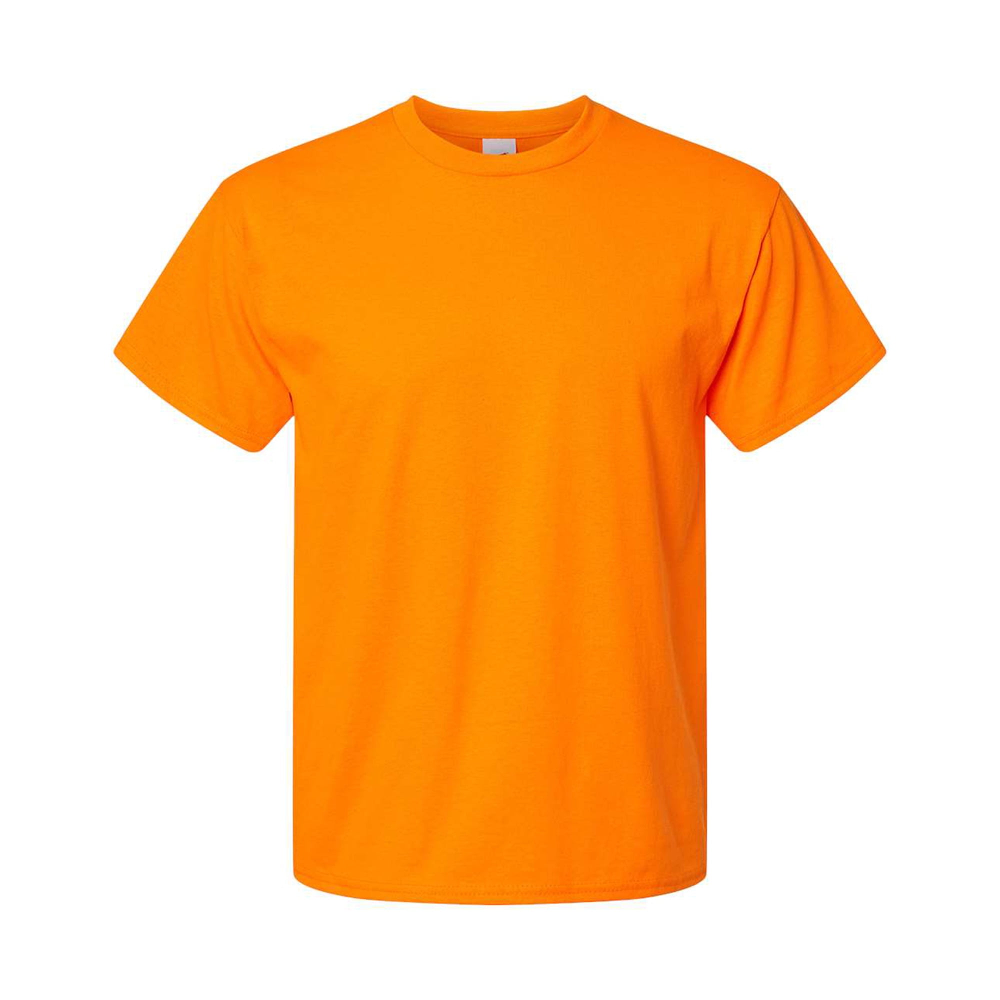 Hanes Hi Vis Safety Orange T-Shirt, Men High Visibility Short