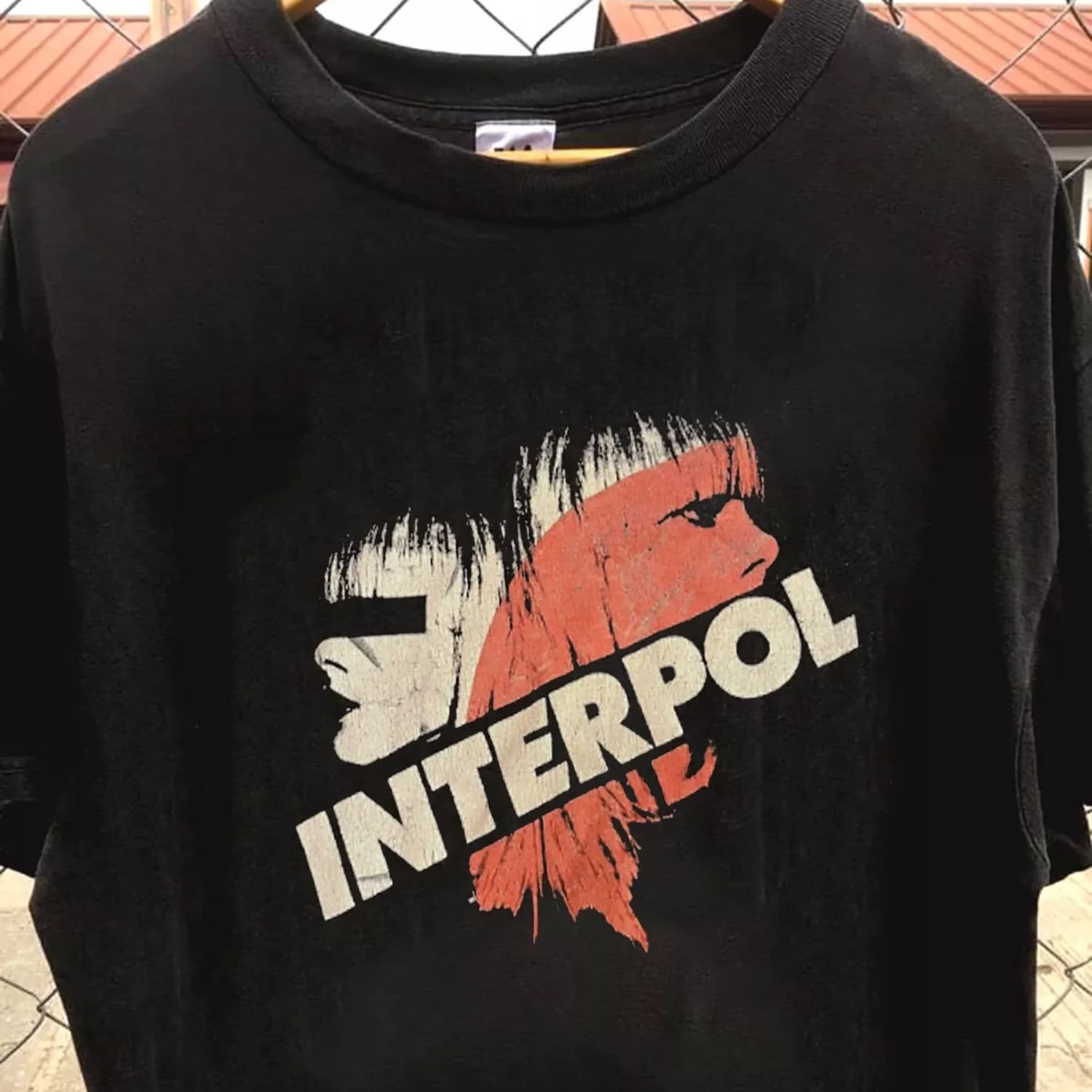 Hanes Interpol Band T Shirt Turn On The Bright Lights unisex full sizes