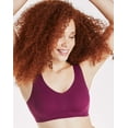 thumbnail image 1 of Hanes Invisible Embrace Women's Wireless T-Shirt Bra, Seamless Galactic Red 2XL, 1 of 4