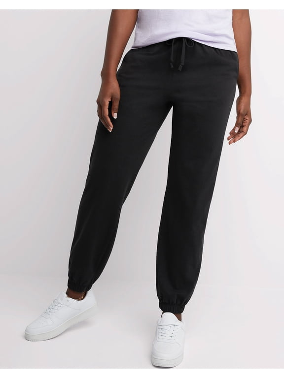 Jersey Joggers Essentials Women Cotton Sweatpants Pockets 29 inseam XS-2XL