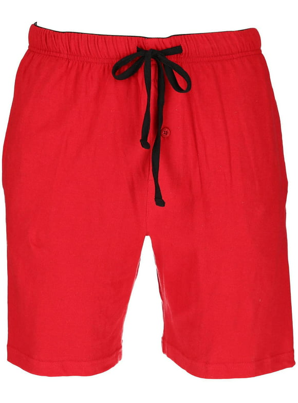 Hanes   Jersey Knit Cotton Button Fly Pajama Sleep Shorts (Men Big & Tall)