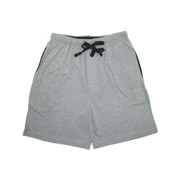 Hanes   Jersey Knit Cotton Button Fly Pajama Sleep Shorts (Men Big & Tall)