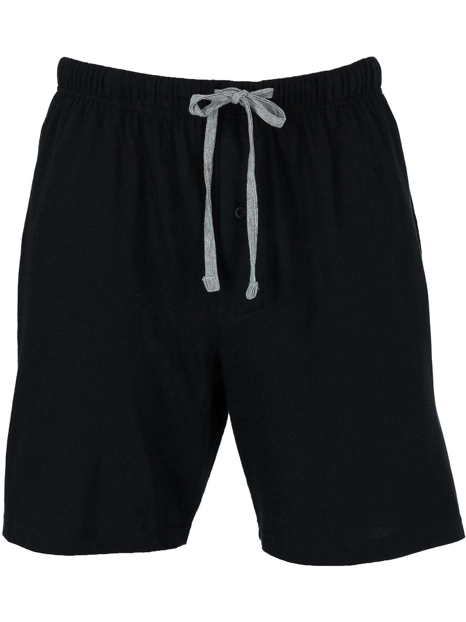 Hanes Jersey Knit Cotton Button Fly Pajama Sleep Shorts (Men) - Walmart.com