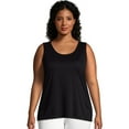 thumbnail image 1 of Hanes Just My Size Cool DRI Women's Tank (Plus ) Black 2X, 1 of 3