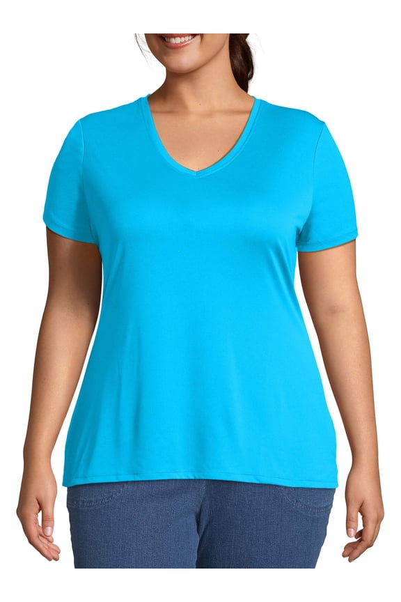 Women's Plus Size Active Cool Dri Performance V-neck
