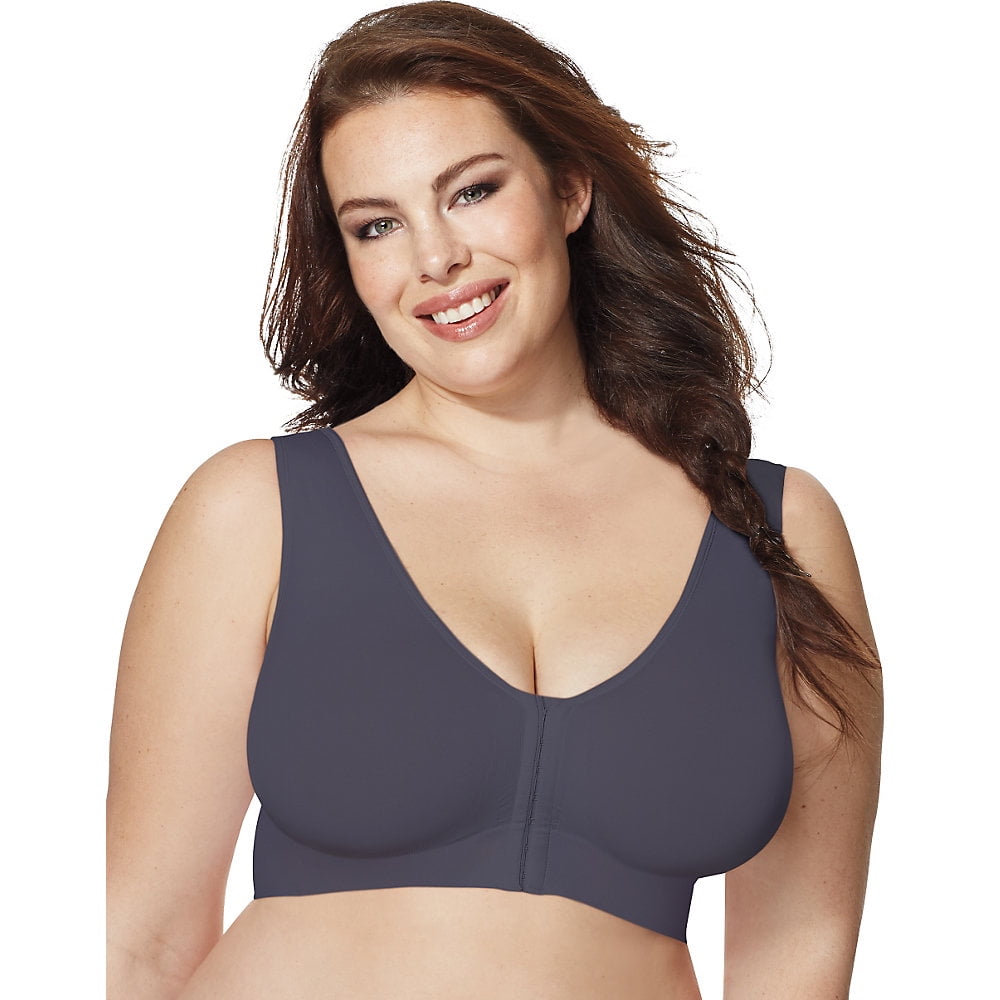Hanes Just My Size Pure ComfortFront-Close Wirefree Bra (1274