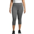thumbnail image 1 of Hanes Just My Size Women's Active Capri Leggings, 20" (Plus ) Granite Heather 5X, 1 of 3