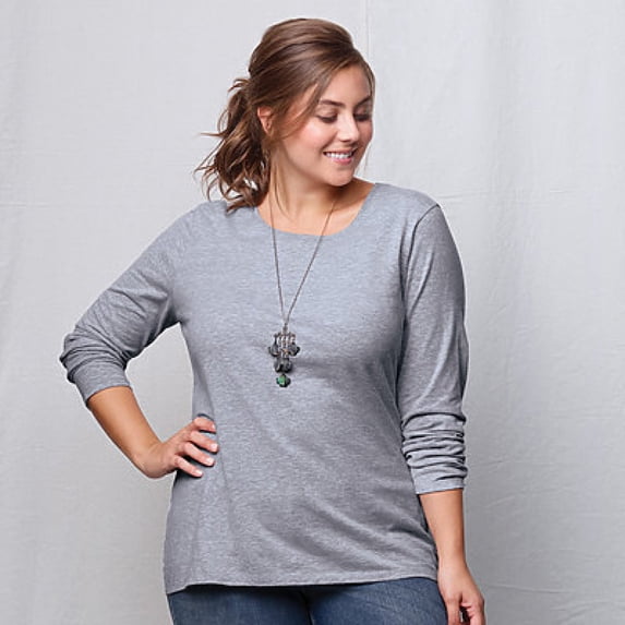 Hanes Just My Size Women's Long Sleeve Tee Jms40