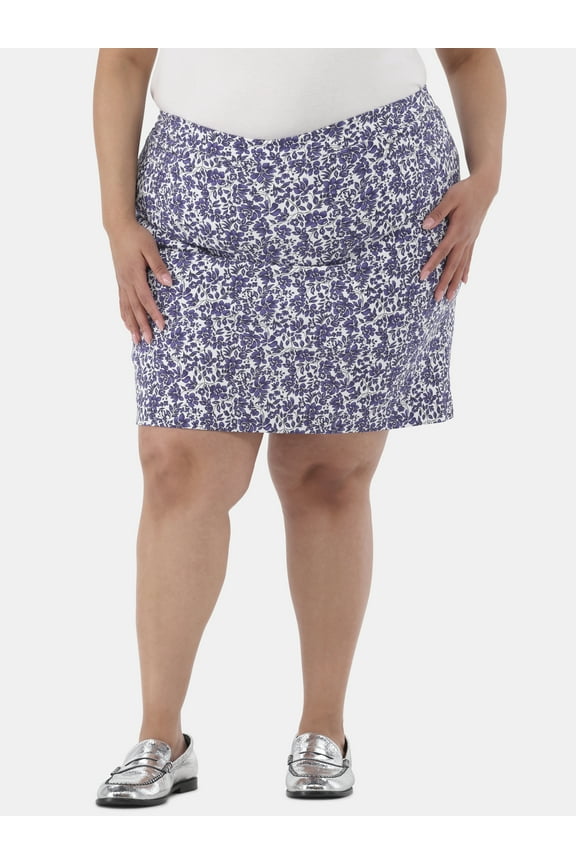 JMS Just My Size by Hanes Women’s Plus Millennium Skort, Sizes 1X-4X