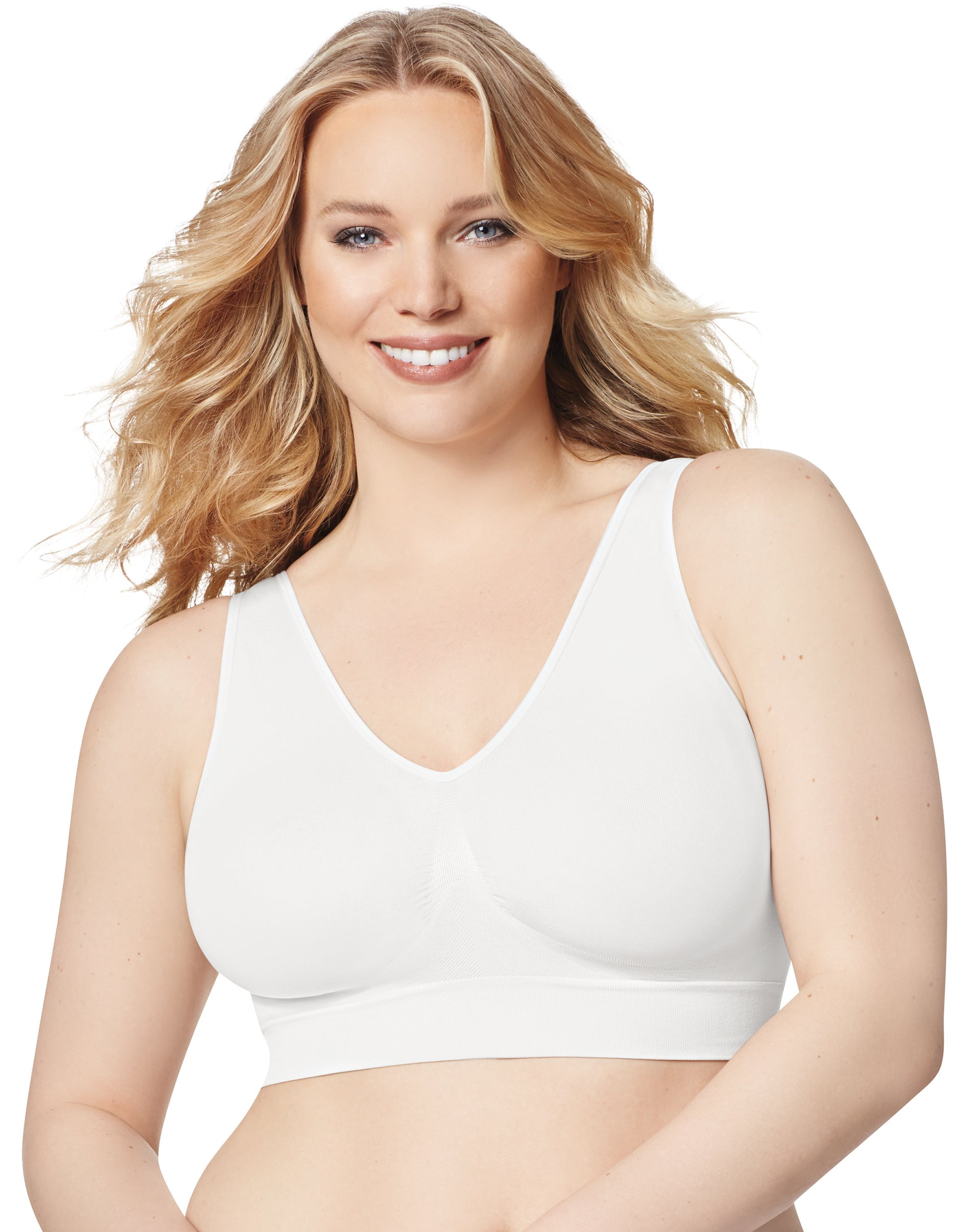 WomenS JMS Just My Size Hanes Active Lifestyle Bra Style #K220 1220 White  40DD