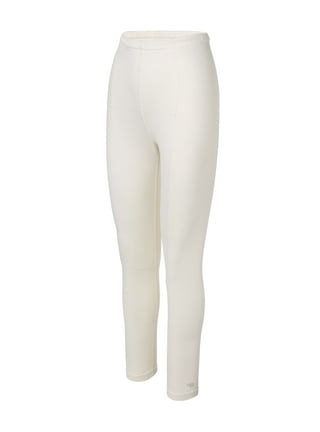 Women's Cottonique W12239 Latex Free Cotton Thermal Base Layer Legging  (Black 6) 