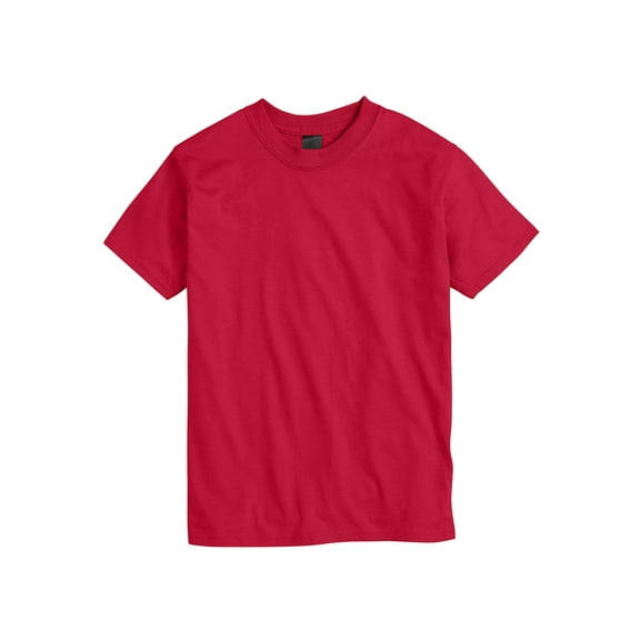 Hanes Kids' Beefy-T T-Shirt Deep Red XS