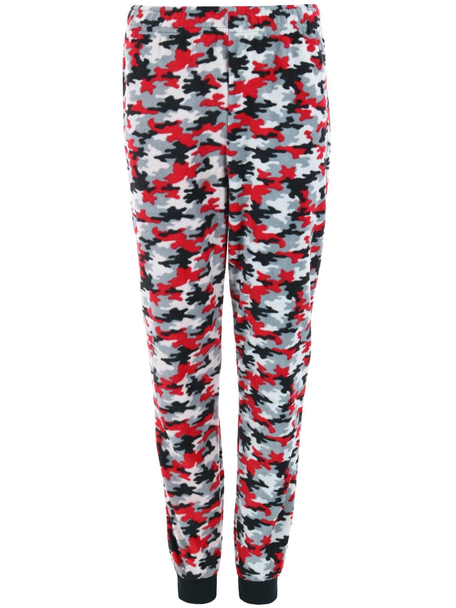 Hanes Kids' Camo Print Micro Fleece Pajama Jogger Pant (2 Pack