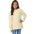 thumbnail image 1 of Hanes Kids' Garment Dyed Long Sleeve T-Shirt Summer Squash S, 1 of 8