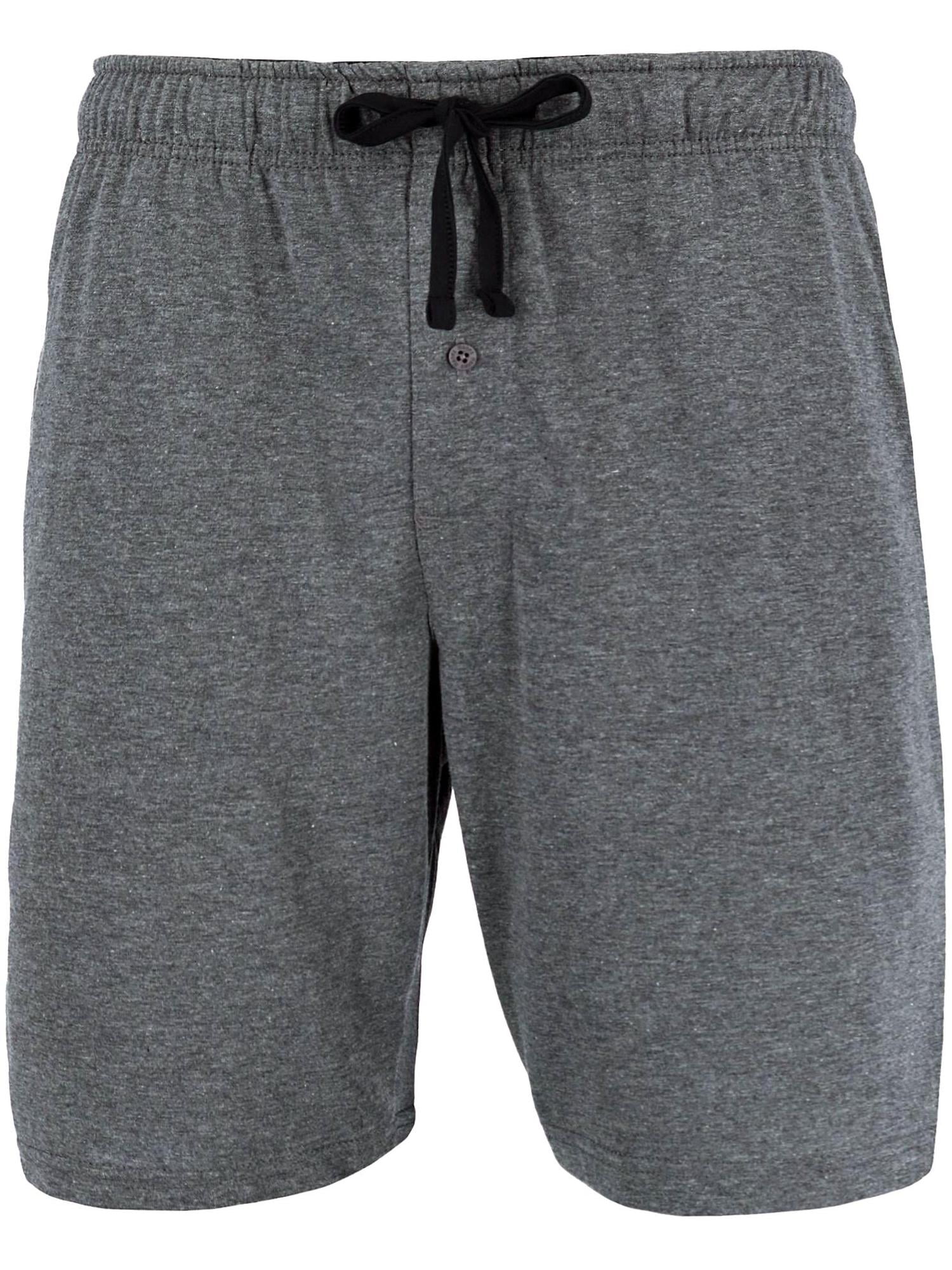 Hanes Knit Pajama Lounge Short with Side Pockets (Men Big & Tall ...