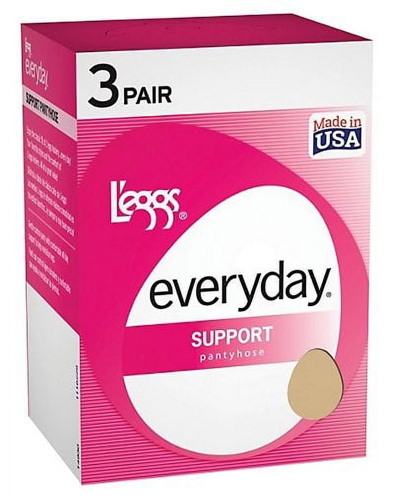 L'eggs Control Top Support Panty Hose (14930) Nude, Q 
