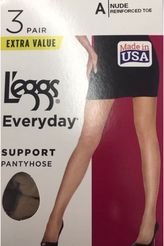 Hanes L'eggs Women's Everyday Control Top Pantyhose, 3 Pair