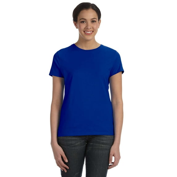 Hanes Ladies' 4.5 oz., 100% Ringspun Cotton nano-T T-Shirt - SL04