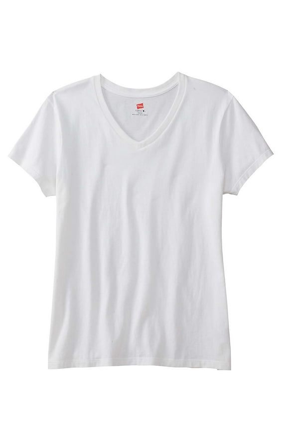 Ladies' 4.5 oz., 100% Ringspun Cotton nano-T V-Neck T-Shirt - S04V