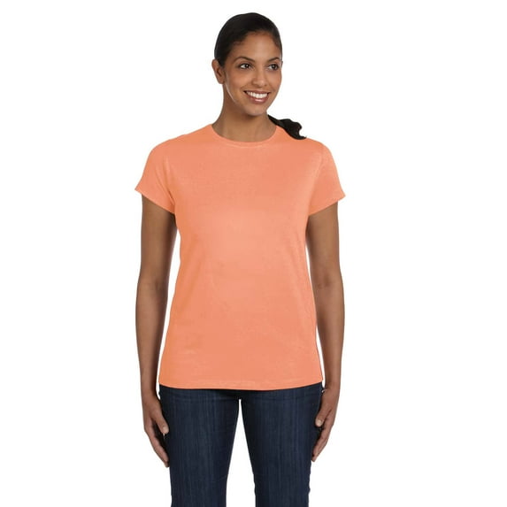 HN 5680 LAD 6.1 OZ TAGLESS TEE (CANDY ORANGE S)