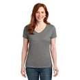 thumbnail image 1 of Hanes Ladies Nano-T Cotton V-Neck T-Shirt, 1 of 1