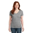 thumbnail image 1 of Hanes Ladies Nano-T Cotton V-Neck T-Shirt, 1 of 1