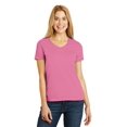 thumbnail image 1 of Hanes Ladies Tagless 100% Cotton V-Neck T-Shirt, 1 of 1
