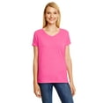 thumbnail image 1 of Hanes Ladies' X-Temp Triblend V-Neck T-Shirt - 42VT, 1 of 3