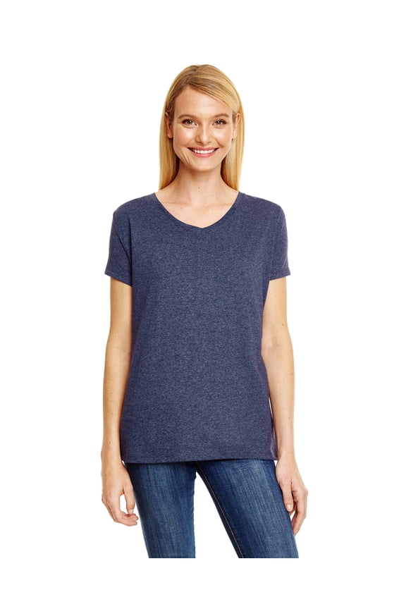 Ladies' X-Temp Triblend V-Neck T-Shirt - 42VT