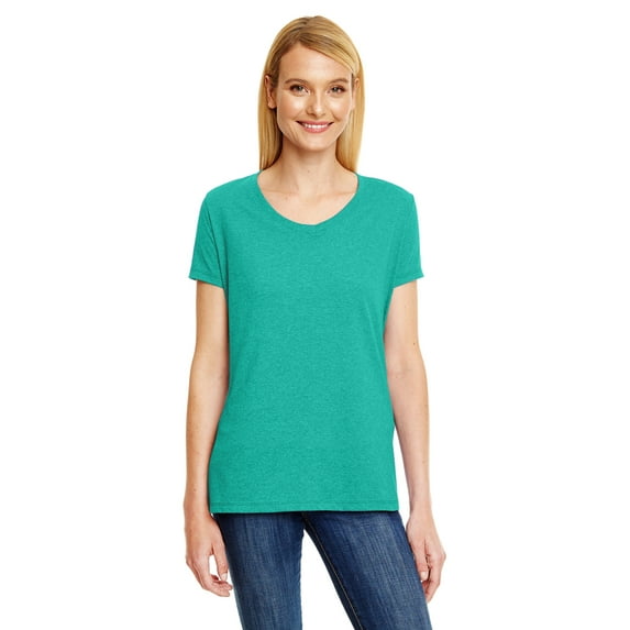 HN 42VT LAD XTMP TRBL PERF TEE (BRZY GREEN TRBLN 3XL)