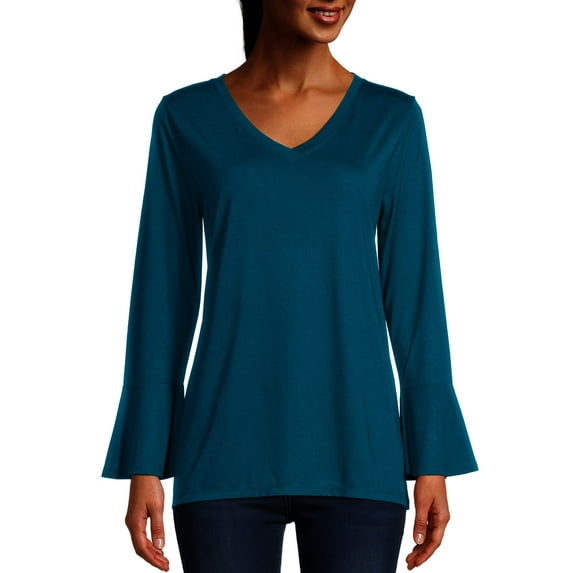 Hanes Lightweight Bell Sleeve Top (Women's)