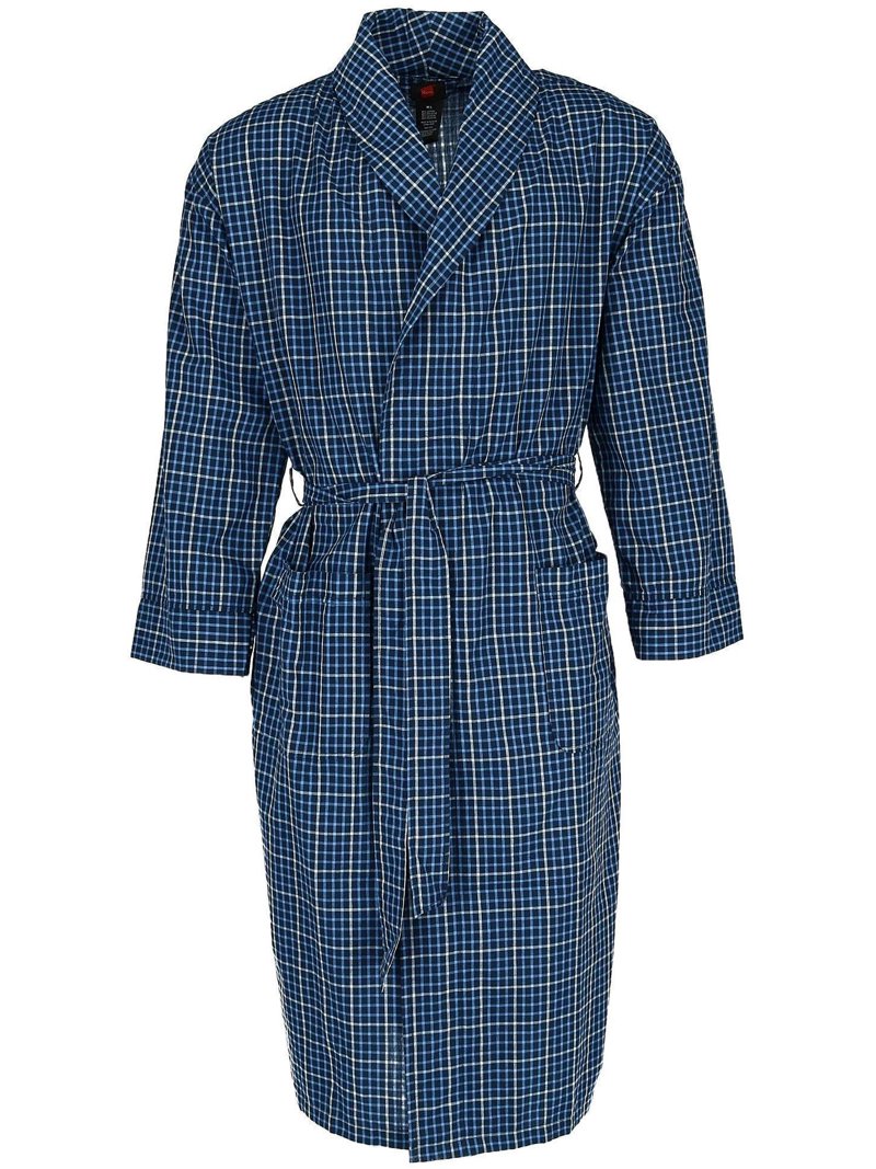 Hanes Men's Lightweight Woven Robe, Tall Sizes, Kimono Sleeves, Patch  Pockets - Walmart.com