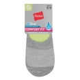 thumbnail image 1 of Hanes  Liner Socks Women's 6-Pack Comfort Fit  Mid Sport Non Slip Light Invisible, 1 of 3
