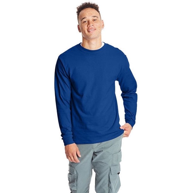 Hanes Long-Sleeve Beefy-T - Comfort & Quality