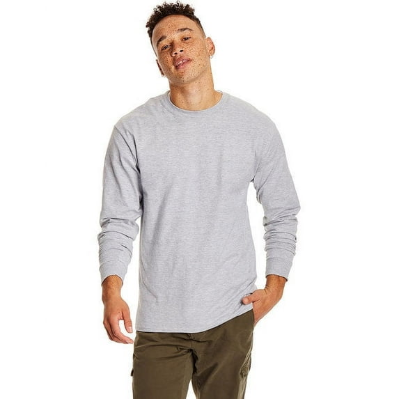 Hanes Long-Sleeve Beefy-T - Sustainable Comfort